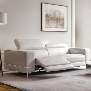 Bergamo Power Motion Sofa White
