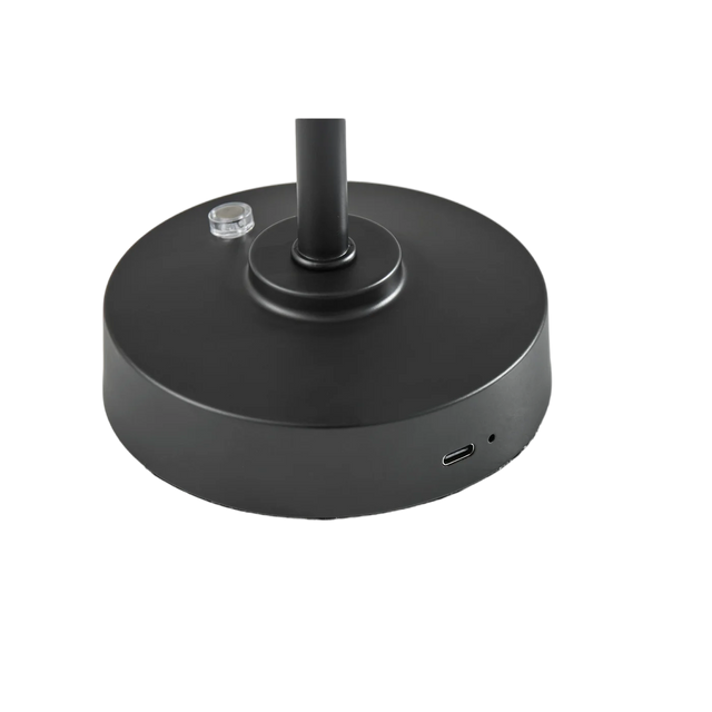 Volta Black Led Cordless Table Lamp