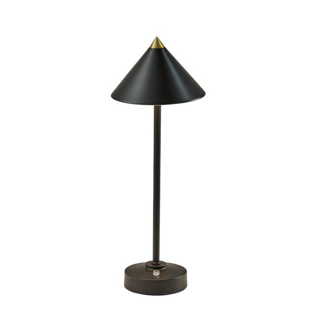 Volta Black Led Cordless Table Lamp