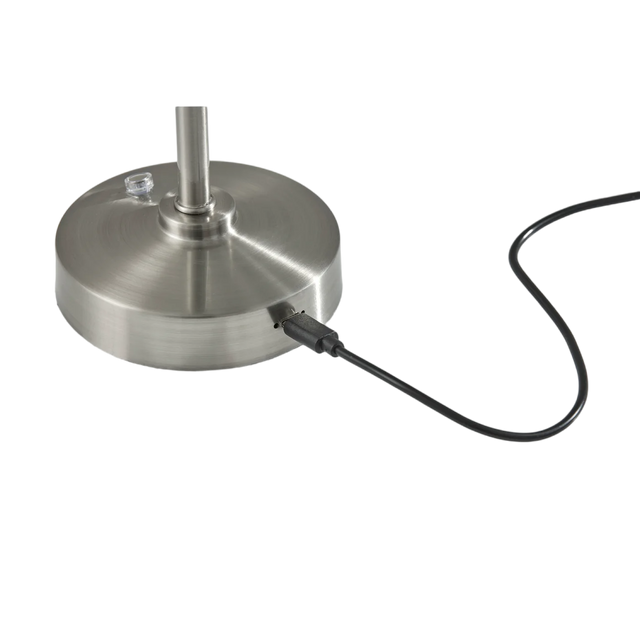 Volta Silver Led Cordless Table Lamp