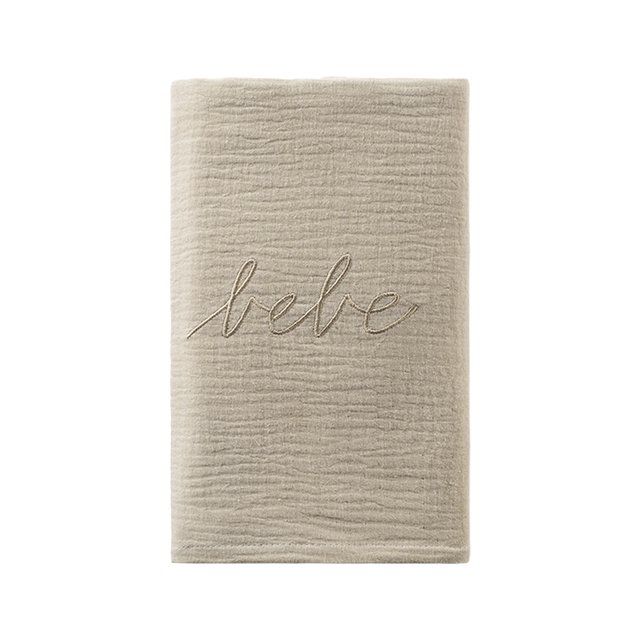 Gauze Bebe Swaddle Taupe