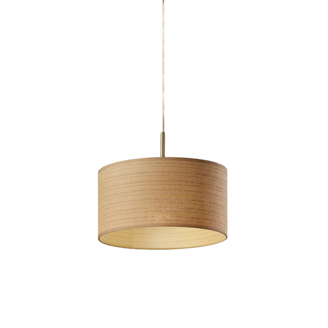 Embera Drum Brown Pendant