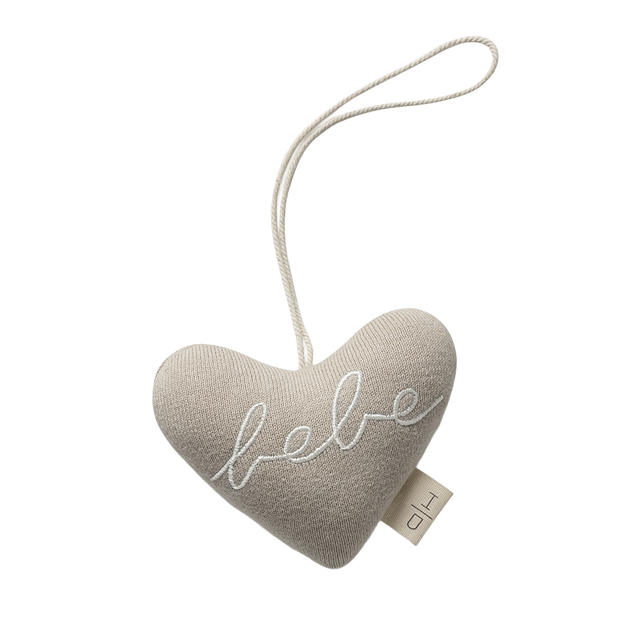 Knitted Heart Charm