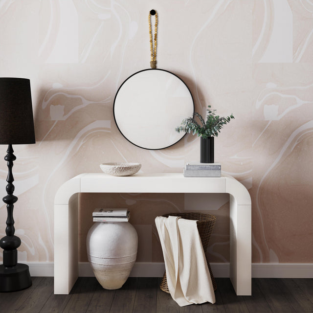 Glint Black Microciment Vase