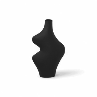 Karma Black Curvy Vase