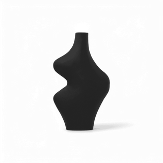 Karma Black Curvy Vase