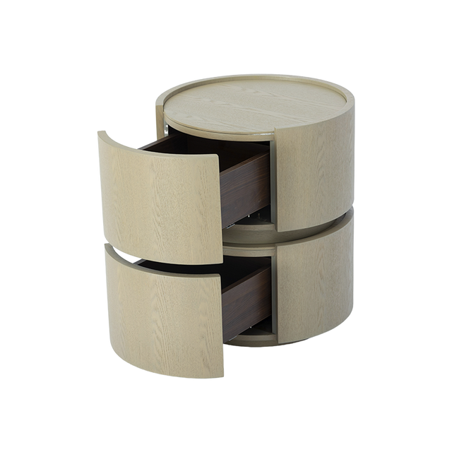 Alba Side Table White Ash Wood