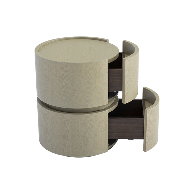 Alba Side Table White Ash Wood