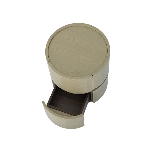 Alba Side Table White Ash Wood
