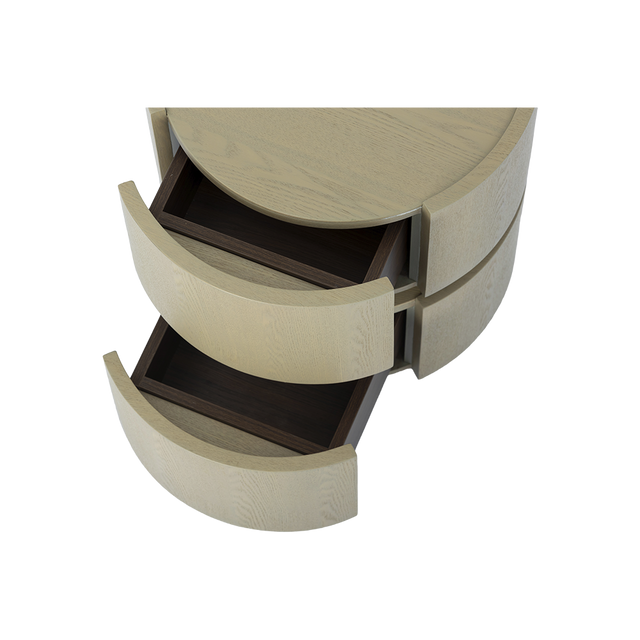 Alba Side Table White Ash Wood