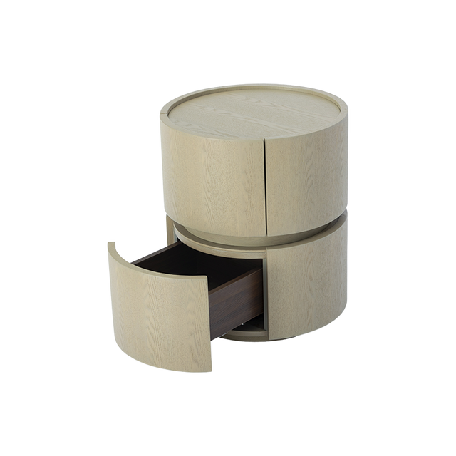 Alba Side Table White Ash Wood