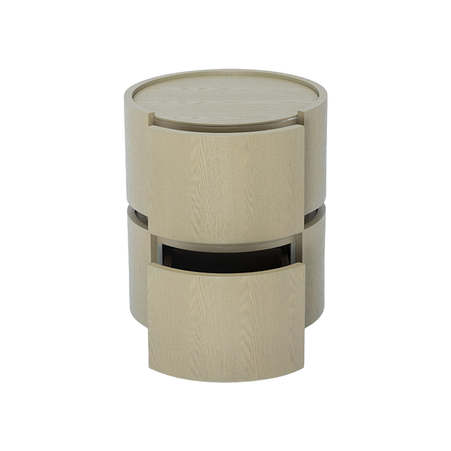 Alba Side Table White Ash Wood
