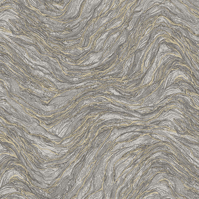 Amalfi Wallpaper Silver Onyx