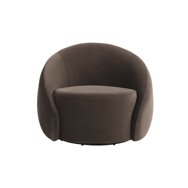 Amarys Lounge Chair Dark Brown
