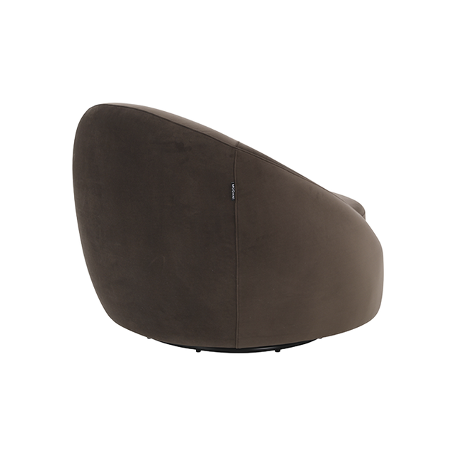 Amarys Lounge Chair Dark Brown