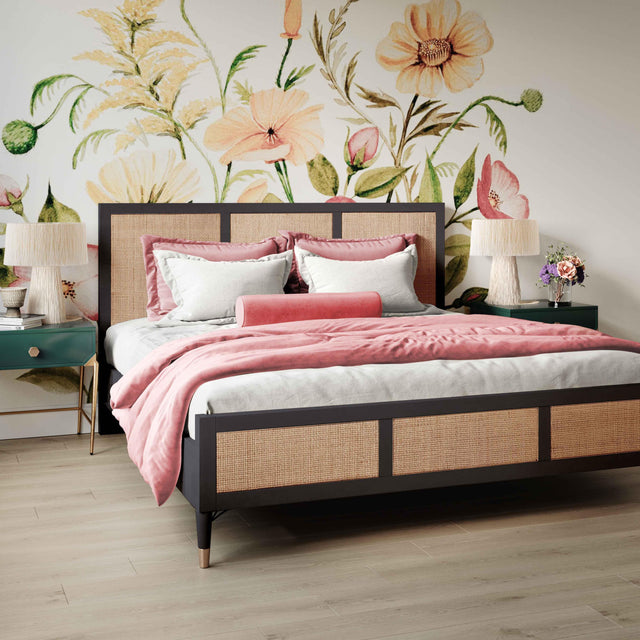 Ignis Acacia Wood Bed in King