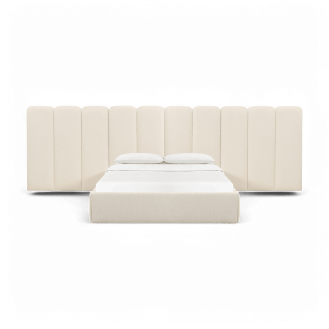 Kestrel Off White Boucle King Bed