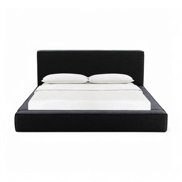 Nova Black Fabric King Bed