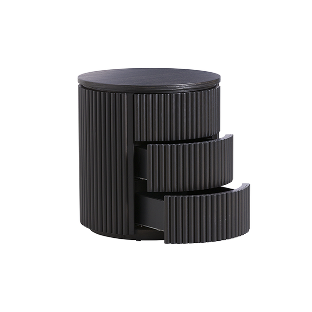 Baxter Nightstand Black Wood