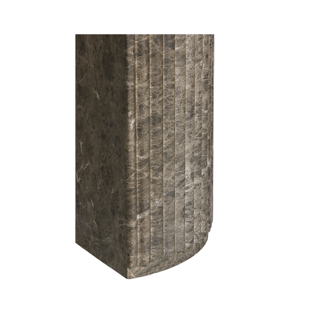 Bloom Dining Table Brown Marble