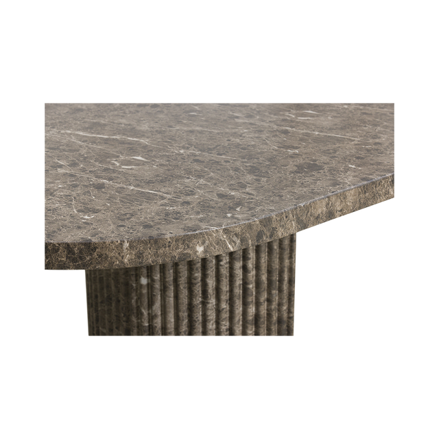 Bloom Dining Table Brown Marble