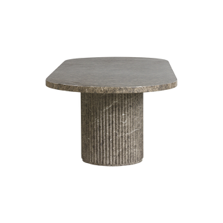 Bloom Dining Table Brown Marble
