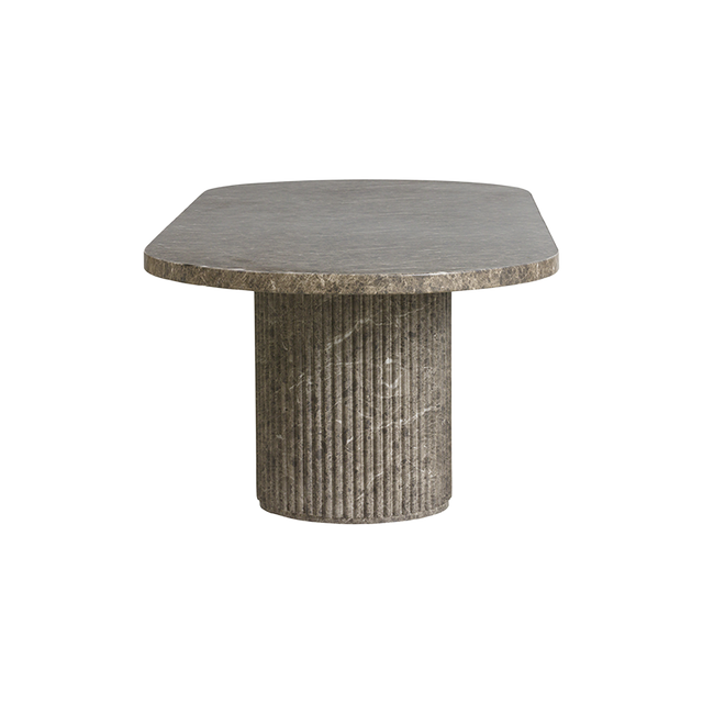 Bloom Dining Table Brown Marble