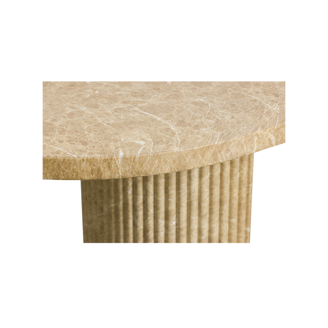 Bloom Dining Table Gold Marble