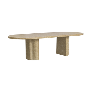 Bloom Dining Table Gold Marble