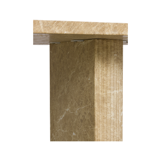 Bloom Dining Table Gold Marble