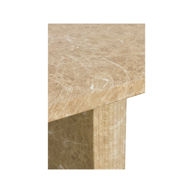 Bloom Dining Table Gold Marble