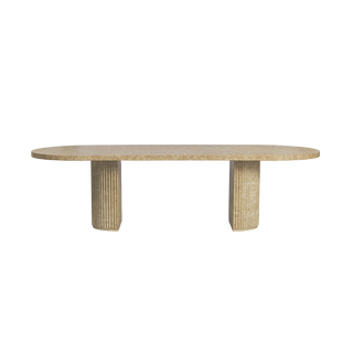 Bloom Dining Table Gold Marble