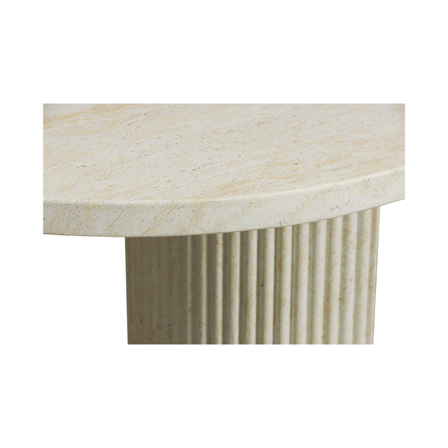 Bloom Dining Table Travertine