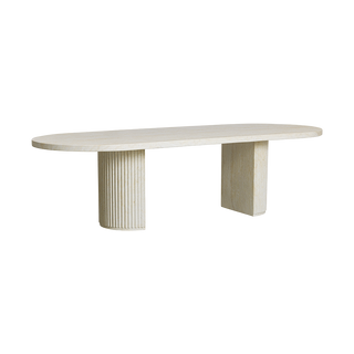 Bloom Dining Table Travertine