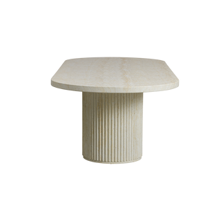Bloom Dining Table Travertine