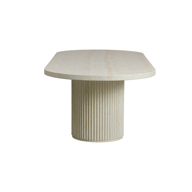 Bloom Dining Table Travertine