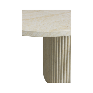 Bloom Dining Table Travertine