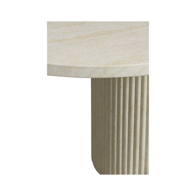 Bloom Dining Table Travertine