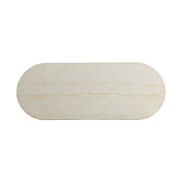 Bloom Dining Table Travertine