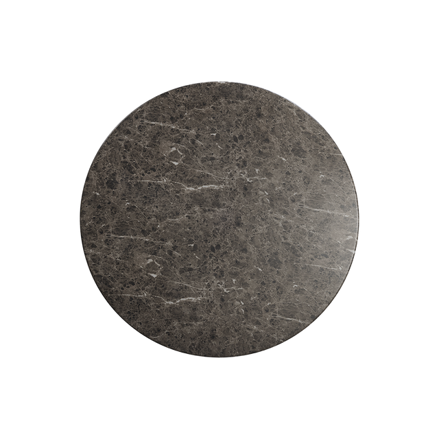 Bloom Round Dining Table Brown Marble
