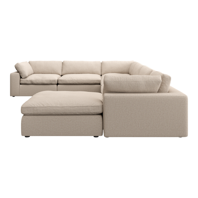 Bloom Extended Sectional Modular Sofa Beige