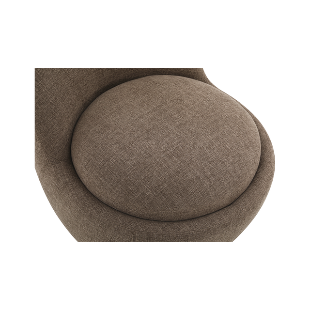 Boba Swivel Lounge Chair Brown