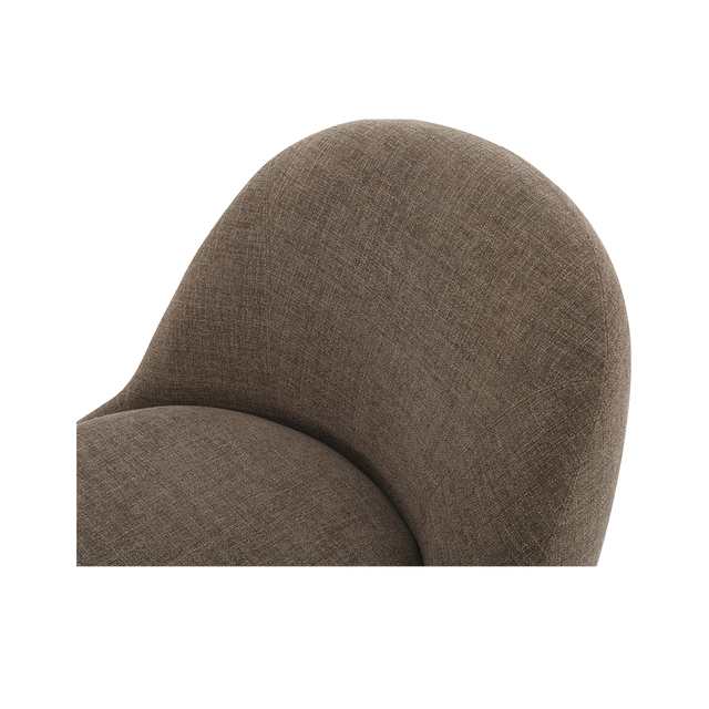 Boba Swivel Lounge Chair Brown