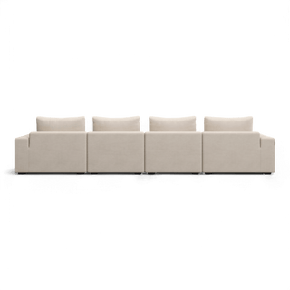 Braxton 4-Piece Sofa Cream