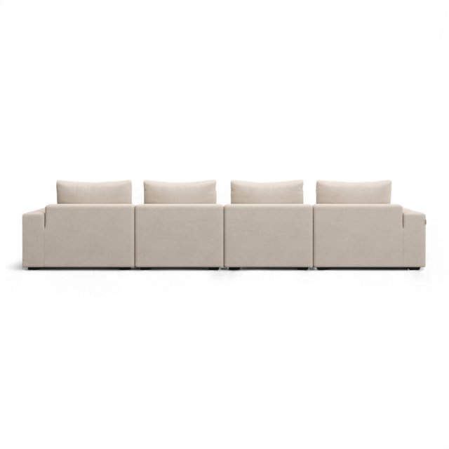 Braxton Large Sectional Sofa Cream