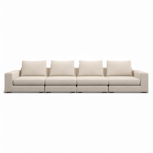 Braxton 4-Piece Sofa Cream
