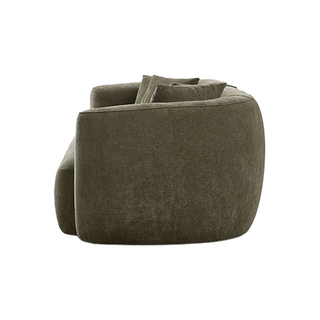 Brera 4 Seater Sofa Olive Green