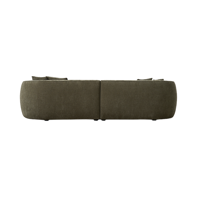 Brera 4 Seater Sofa Olive Green