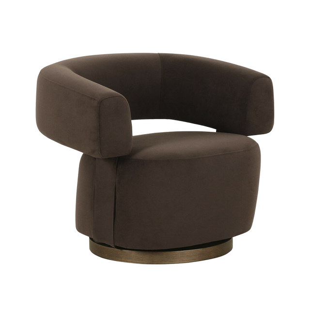 Bruna Lounge Chair Brown