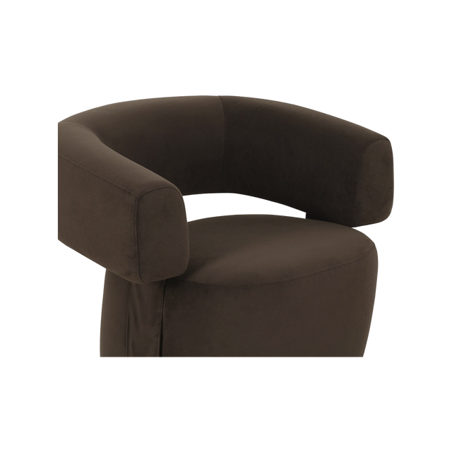 Bruna Lounge Chair Brown
